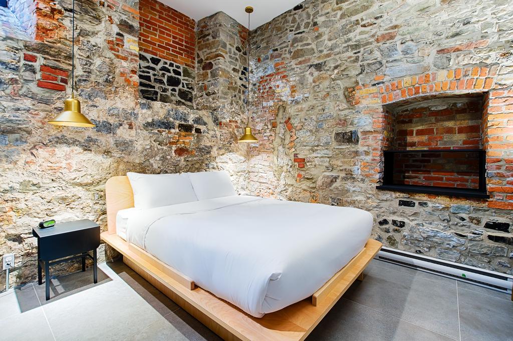 Апартаменты Les Lofts Notre-Dame - Par Les Lofts Vieux-Quebec Экстерьер фото